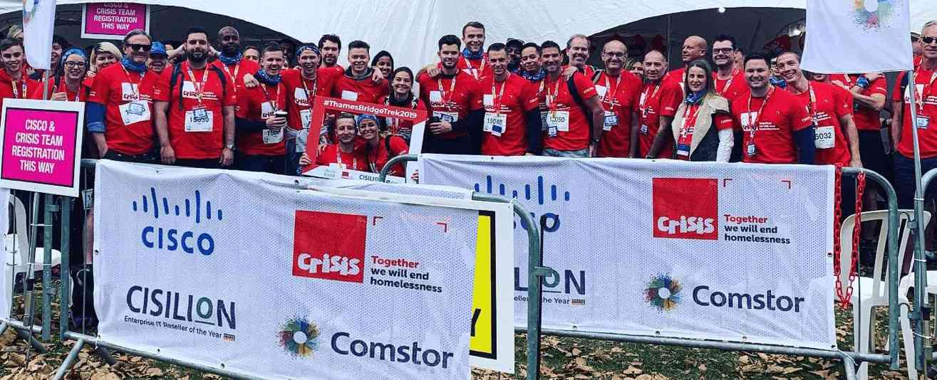 Cisco & Cisilion Break £26,000 Fundraising Milestone for Crisis